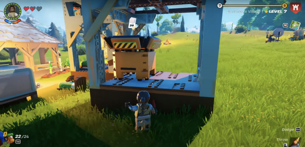 Как построить дом и развить поселение в LEGO Fortnite