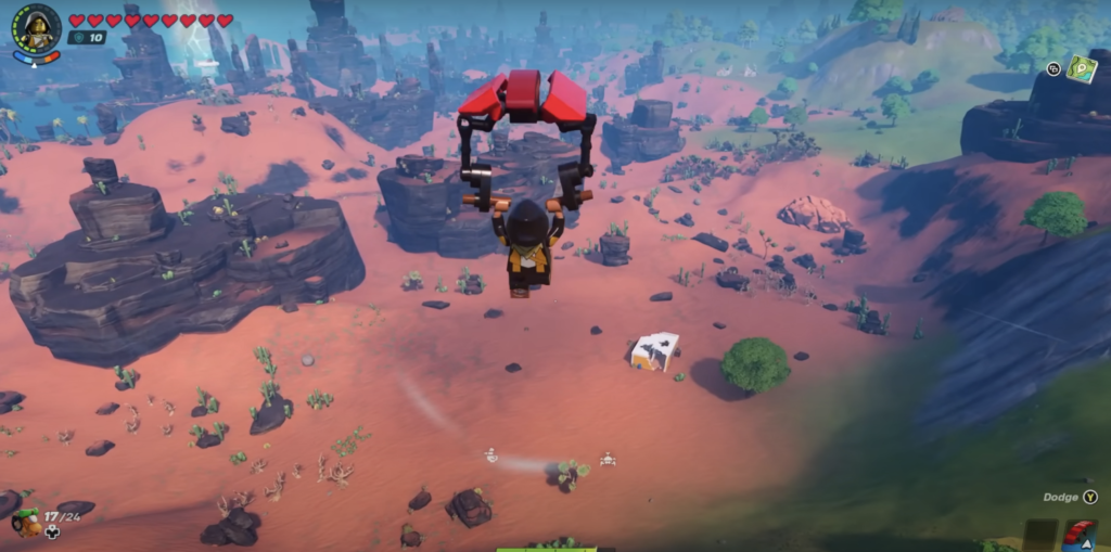 Дельтаплан в LEGO Fortnite